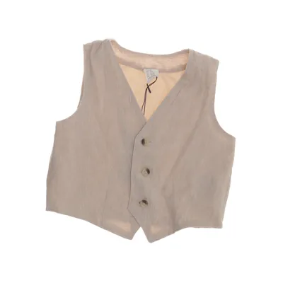 Gilet de costume (Beige) de H&M Coton, Lin