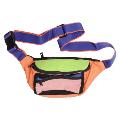 Midjeväska (Orange, Flerfärgad) från Bershka Accessories