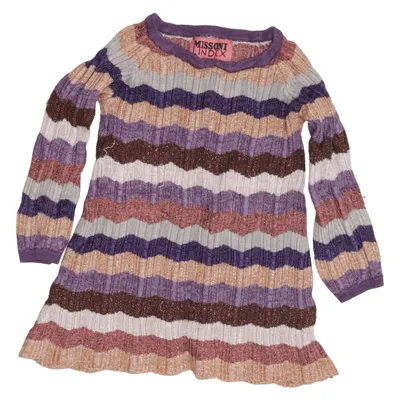 Jurk (Lila, Bruin, Beige) van Missoni Lindex Viscose