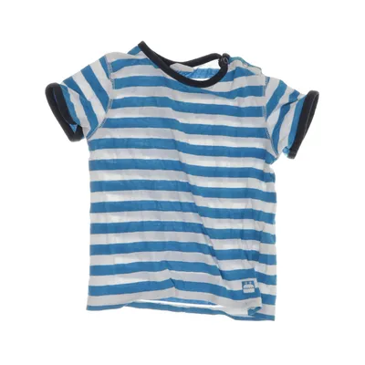 T-shirt (Vit, Blå) från Kaxs by KappAhl Ekologisk bomull