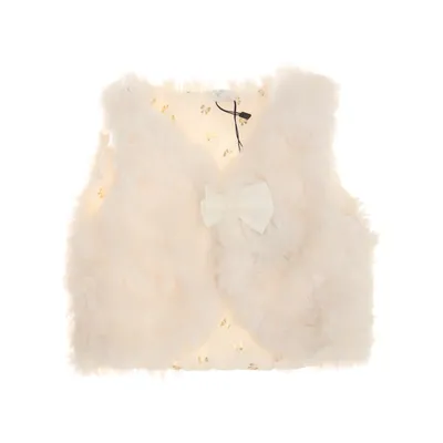 Bont gilet (Wit) van H&M Bont, Polyester, Acryl