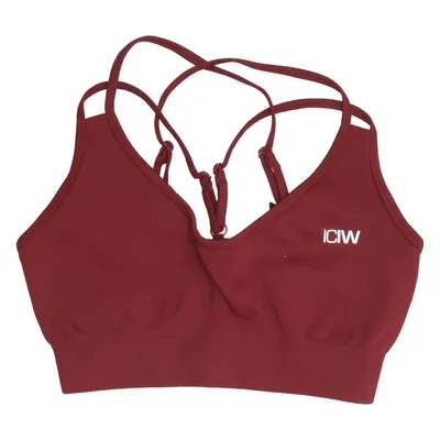 Sports bra (Red) from ICIW Elastane, Polyamide