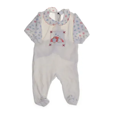 Rompers (White, Multicolored) from Baby Club by C&A Cotton, Polyester