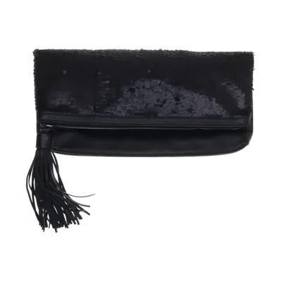 Aftonväska (Svart) från Glamour Clutch Skinnimitation, Polyester