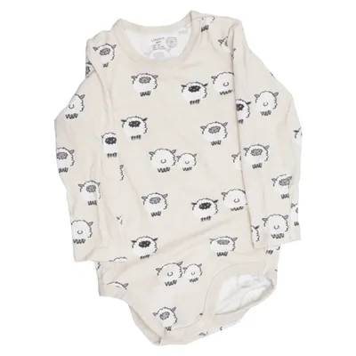 Body (Beige) de Lindex Baby Coton, Élasthane