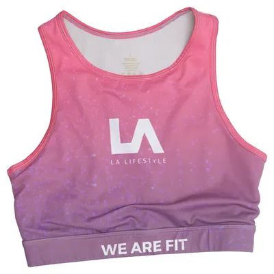 Sport-bh (Roze, Lila, Meerkleurig) van We Are Fit Elastaan, Polyester
