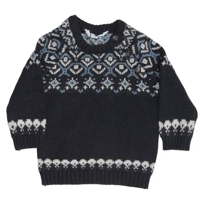 Sweater (Blue, White, Multicolored) from Luca & Lola Acrylic, Wool