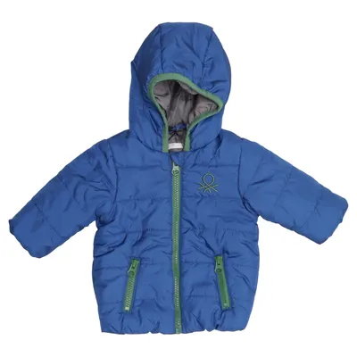 Winterjacke (Blau, Grün) von Benetton Baby Polyester