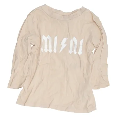 Långärmad t-shirt (Beige) från Mini Gina Tricot Bomull