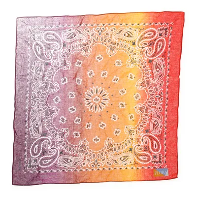 Bandana (Red, Multicolored) from Flora Cotton