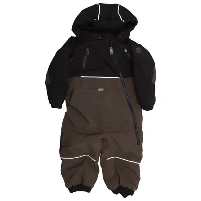 Outdoor Overall (Schwarz, Braun) von Lindberg Elasthan, Polyamid, Recyceltes Polyester