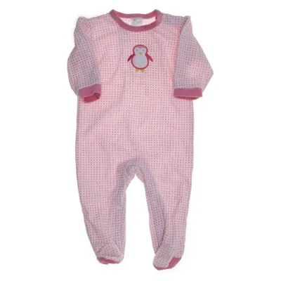 Rompers (Pink, White) from Papagino Cotton, Polyester