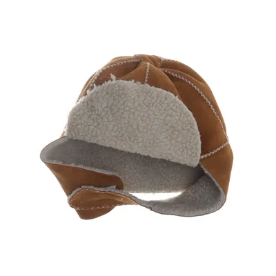 Pilotenmuts (Bruin, Beige, Oranje) Wol