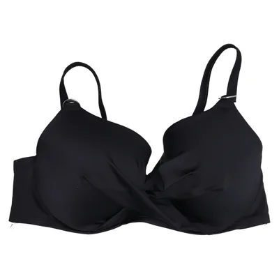 Bikini top (Zwart) van Eco Elastaan, Polyamide, Polyester