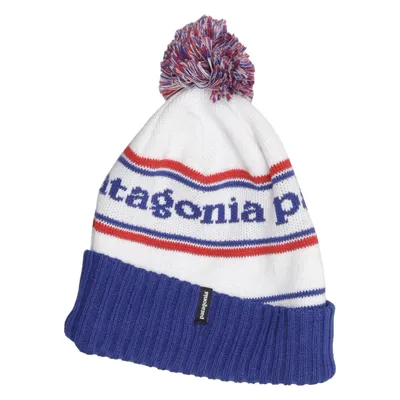 Bommelmütze (Weiß, Blau, Rot) von Patagonia Elasthan, Recyceltes Polyester