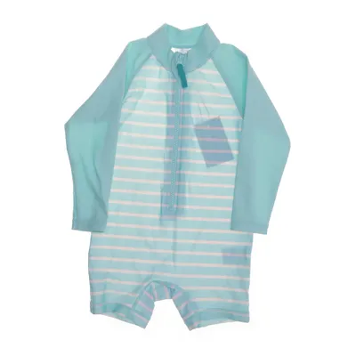 UV beschermende kleding (Groen, Wit) van Polarn O. Pyret Elastaan, Polyamide