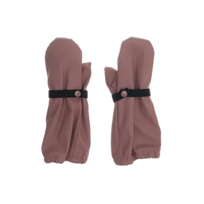 Mittens (Pink) from Mikk-line Polyester, Polyurethane