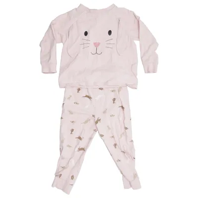 Pajamas (Pink) from Åhléns Kids Cotton, Elastane