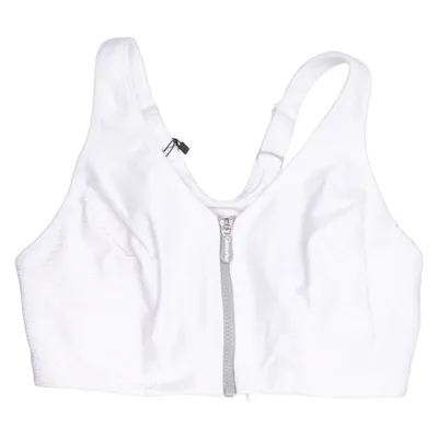 Sports bra (White) from Glamorise Elastane, Polyamide, Polyester