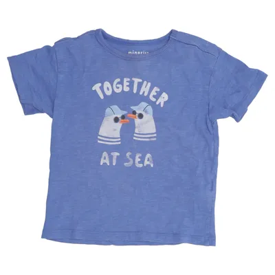 T-shirt (Blau) von Minories Bio-Baumwolle