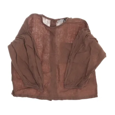Langærmet t-shirt (Brun) fra The Simple Folk Linned