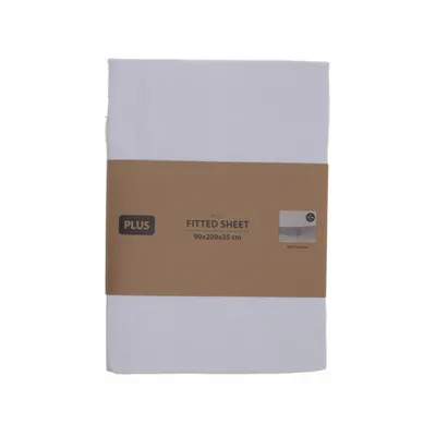 Dra-på-lakan (Vit) från Plus Bomull