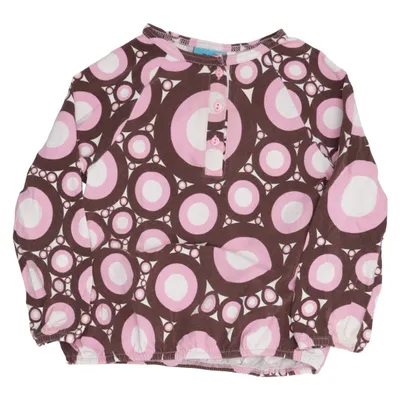 T-shirt manches longues (Marron, Rose, Blanc) de Me&i Coton, Élasthane