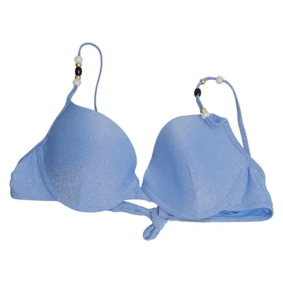 Bikini top (Blauw) van Chlamys Varia Elastaan, Polyamide, Polyester
