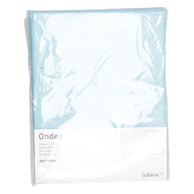 Rideau de douche (Ondes) de Habitat