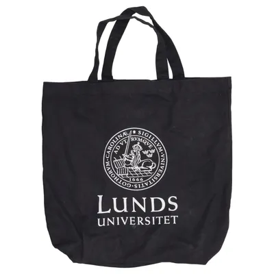 Stoffbeutel (Schwarz) von Lunds Universitet