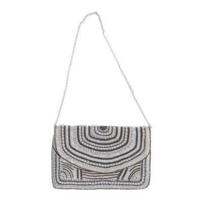 Axelremsväska (Vit, Beige)