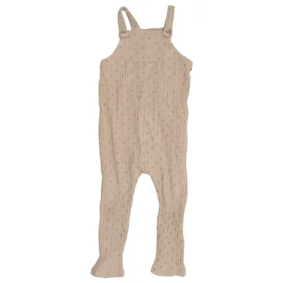 Salopette (Beige, Multicolore) de Lil' Atelier Élasthane, Coton biologique