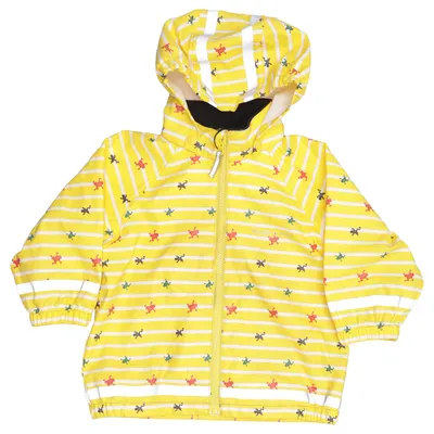Rain jacket (Yellow, White, Multicolored) from Polarn O. Pyret Polyester, Polyurethane