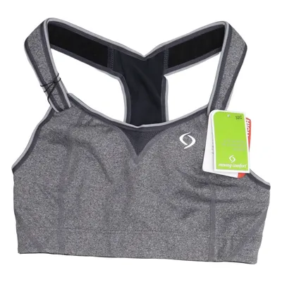 Sport-BH (Grau) von Moving Comfort Elasthan, Polyamid, Polyester