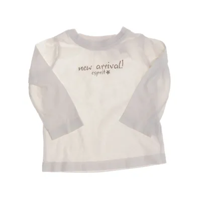 Langarmshirt (Weiß) von ESPRIT Baumwolle, Elasthan
