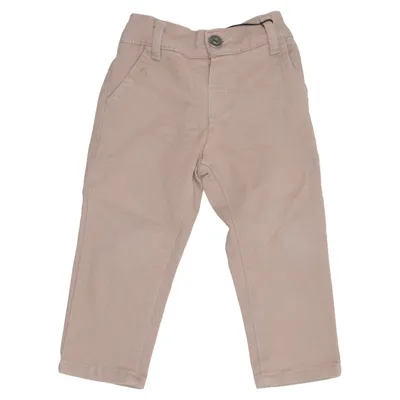 Chinos (Beige) van Lemon Katoen, Elastaan