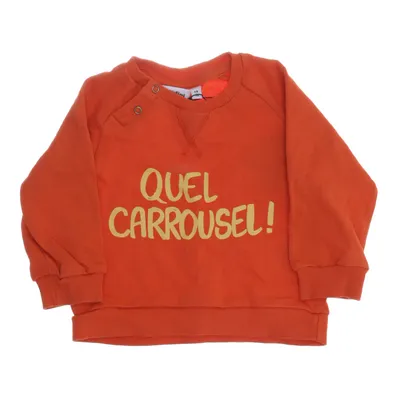 Collegetröja (Orange) från Mini Rodini Ekologisk bomull