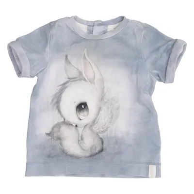 T-shirt (Blue) from Mrs Mighetto x H&M Cotton, Elastane
