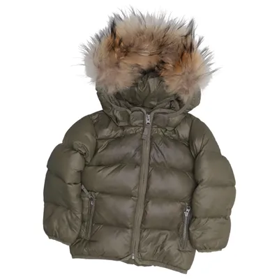 Down jacket (Green) from Ver de Terre Down, Feather, Polyamide