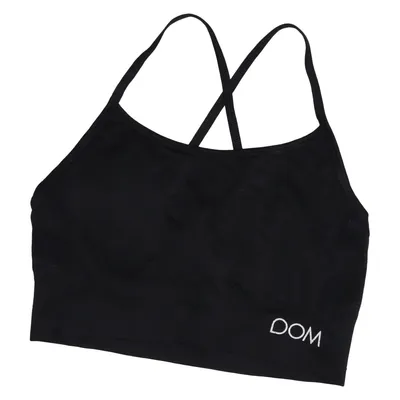 Sports bra (Black) from DOM Elastane, Polyamide