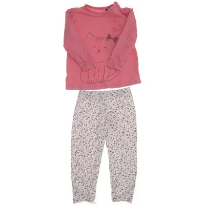 Pyjama (Wit, Roze, Meerkleurig) van Topomini Katoen