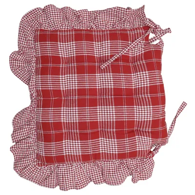 Stolehynde (Rød, Hvid) Bomuld, Polyester