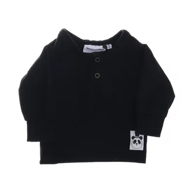 Henley shirt (Zwart) van Mini Rodini Organisch katoen