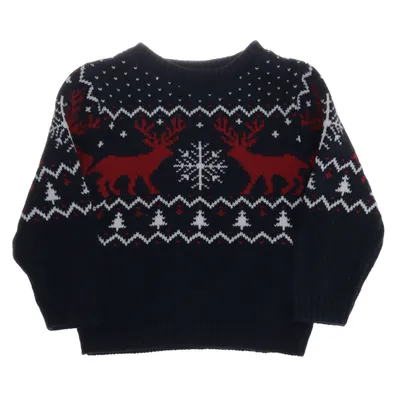 Sweater (Blå, Flerfarvet) fra H&M Akryl, Bomuld