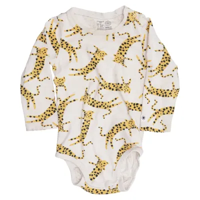 Body (Beige, Jaune, Noir) de Lindex Baby Coton, Élasthane