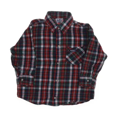 Flanellskjorta (Röd, Blå, Grön, Vit, Flerfärgad) från OshKosh B'gosh Bomull