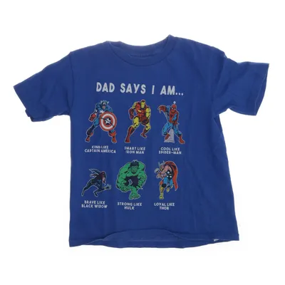 T-shirt (Blauw, Meerkleurig) van Marvel Katoen