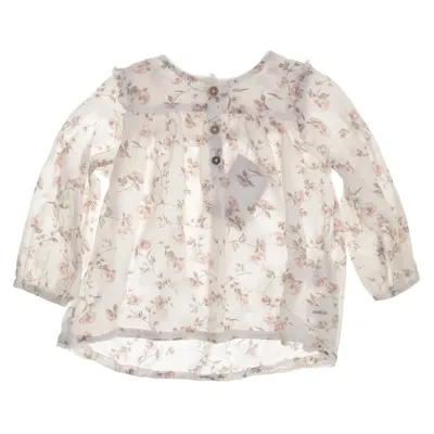Blouse (Pink, White) from Newbie by KappAhl Organic cotton