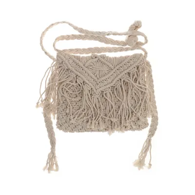 Axelremsväska (Vit, Beige) från Laura Torelli
