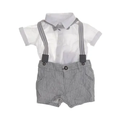 Set (White, Gray) from Baby Club Cotton